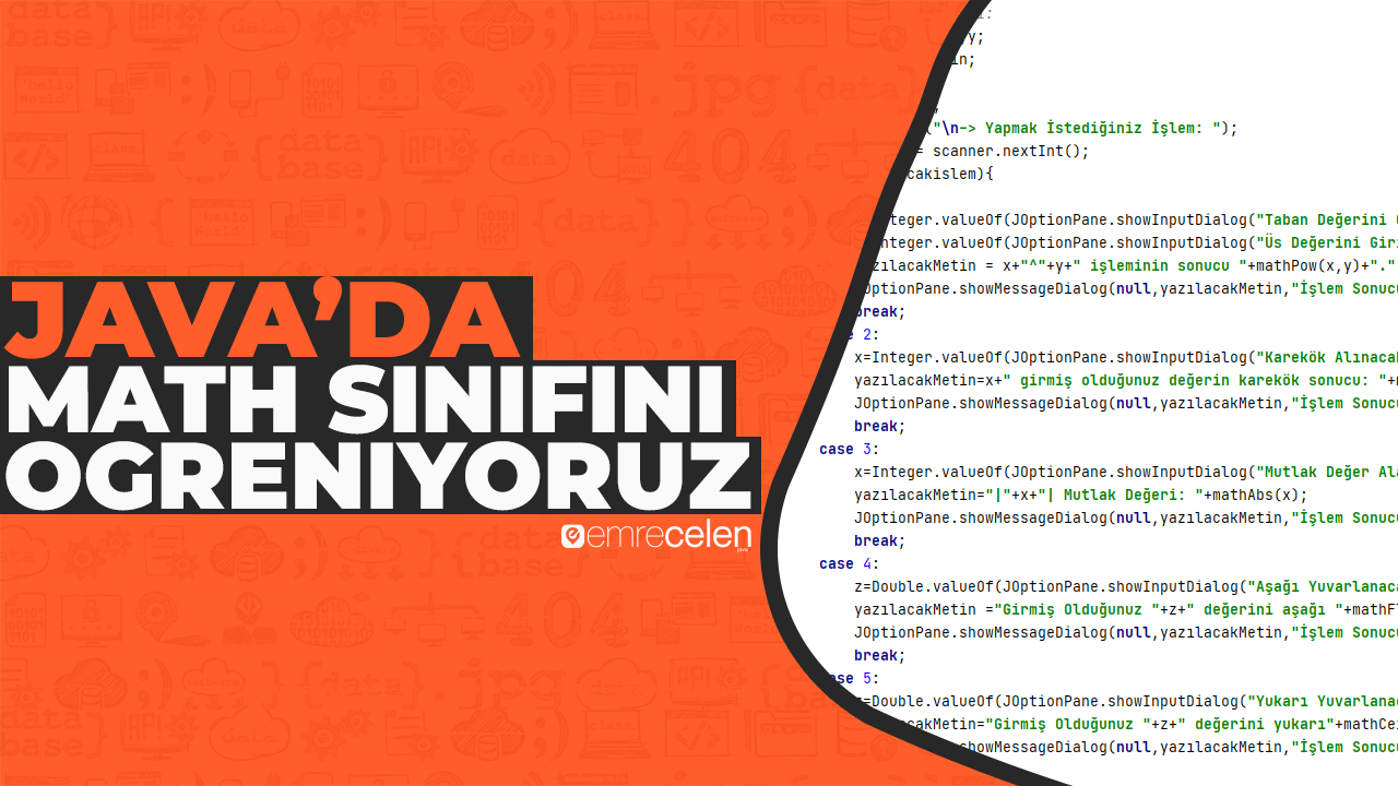 Java Math Sınıfına Göz Atıyoruz