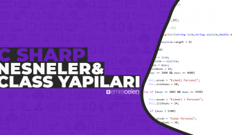 C# Sınıf ve Nesne Tanımlama
