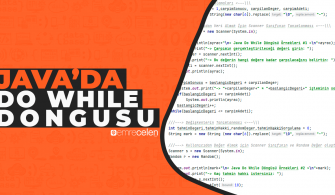 Java Do While Kullanımı