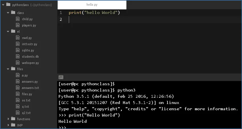 Python Atom Kullanımı
