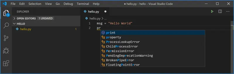 Python Visual Studio Code Kullanımı