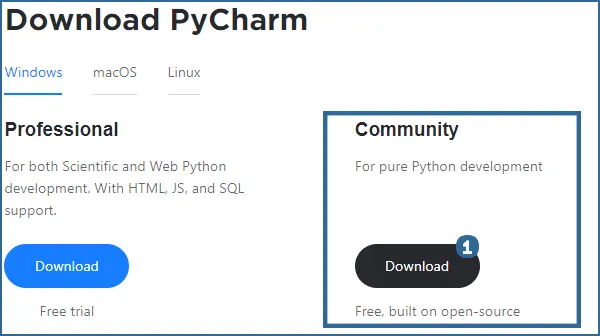 Python PyCharm Kurulumu İlk Aşama