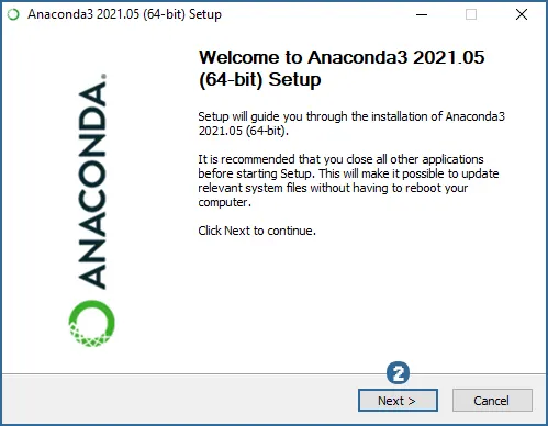 Anaconda Python Windows Setup